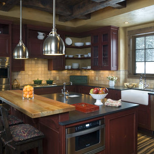 Rustic Butcher Block Countertop Houzz