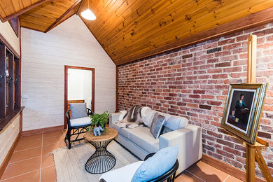 Inspiration for an eclectic home design in Perth.