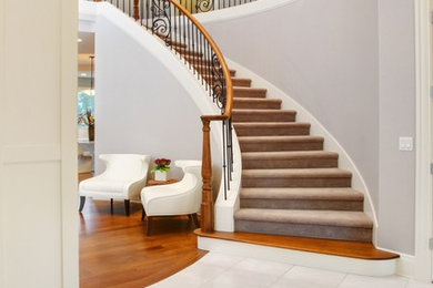 Staircase - contemporary staircase idea in Seattle