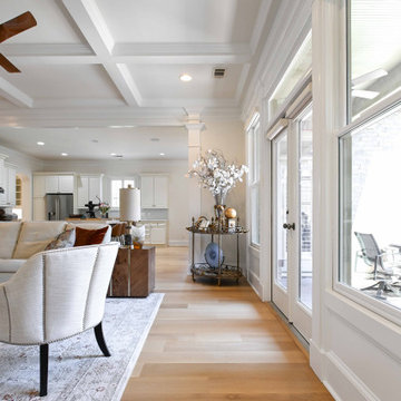 7-Inch Rift and Quartered White Oak Engineered Installation, Site-Finished in Ch