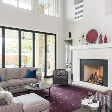 Transitional Living Room