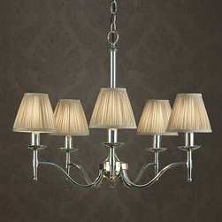 Stanford 5 Light Nickel Chandelier - Chandeliers