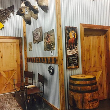 Industrial & Rustic Man Cave/Hunting Garage