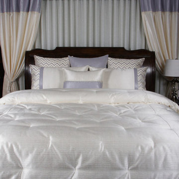 Bedding with matching drapery