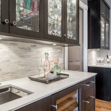 Black cabinet kitchen