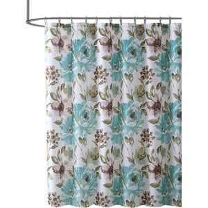Greenland Blooming Prairie Shower Curtain Bath Contemporary