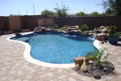 Pool - tropical pool idea in Phoenix