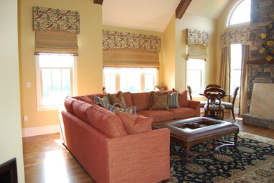 Elegant family room photo in Other