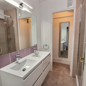 Rénovation complète d'une salle de bain et d'un WC à Saint-Maur-des-Fossés