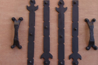 Decorative hinges and straps