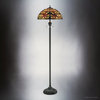 Luxury Mediterranean Tiffany Floor Lamp, Vintage Bronze, UQL7151