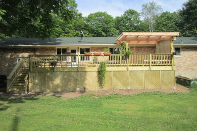 Example of a classic exterior home design in Other