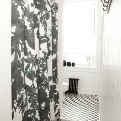 Up For Anything - olive Shower Curtain - Shower Curtains