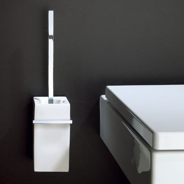 Designer Toilet Brushes and Holder Set