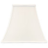 Royal Designs Square Bell Lamp Shade, White, 6x12x10.5, Single