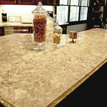Cambria Nevern Countertops with Galley Workstation ~ Medina, OH