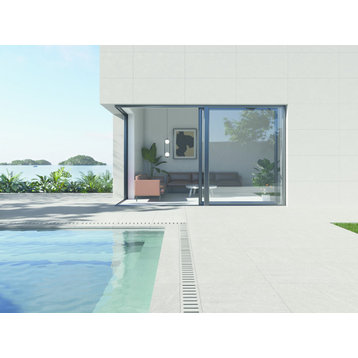 Nature White Rectified Porcelain Tile, 24"x48"