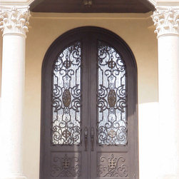 Wrought Iron Exterior Entry Doors - Products