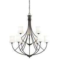 Chandeliers 2 Light Fixtures With New Bronze Steel Material Medium 36" 200 Watt