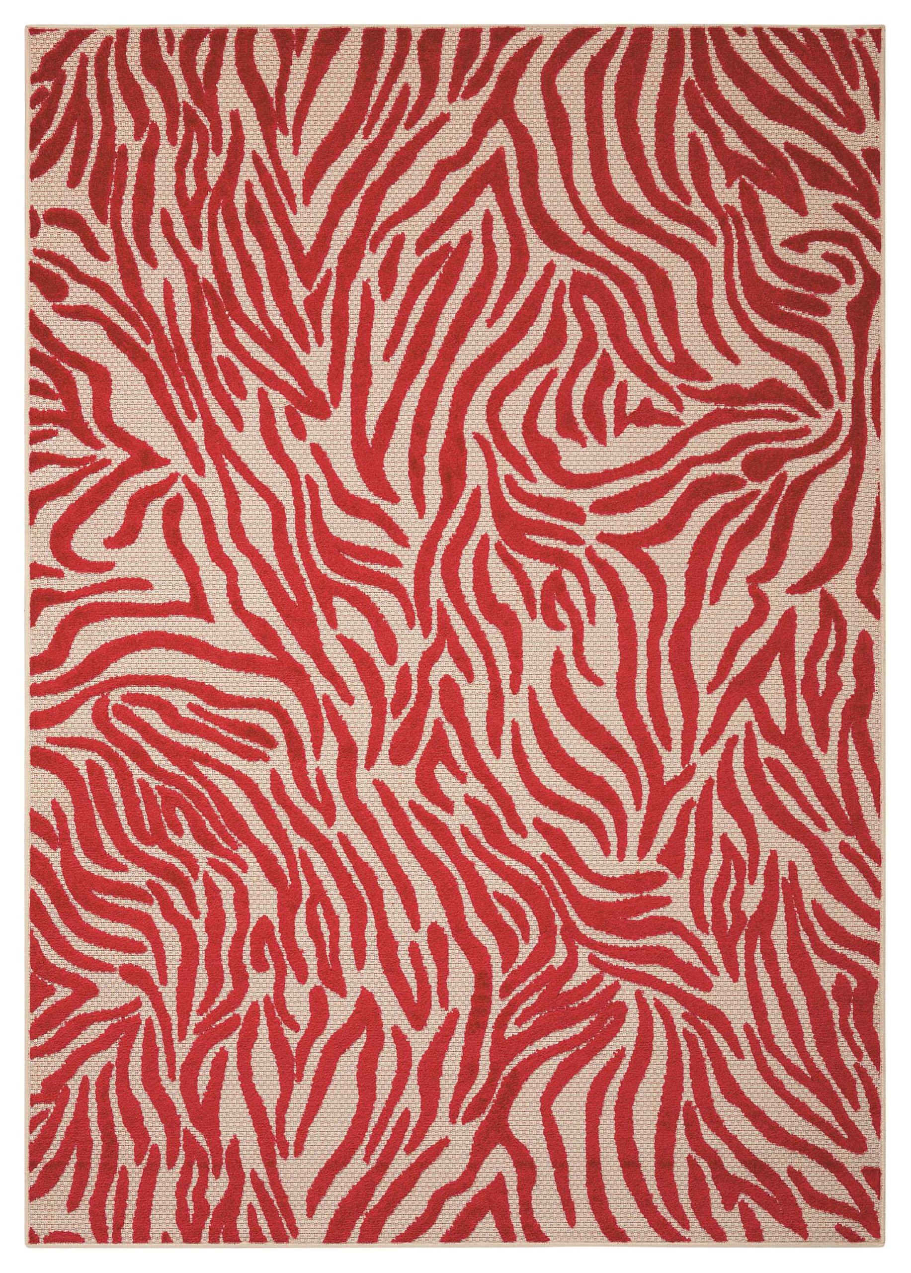 Nourison Aloha ALH04 Indoor/Outdoor Area Rug, Red, 9'6