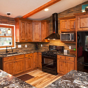 Rustic Alder Kitchen
