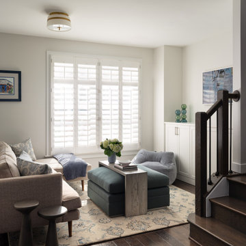 City Chic - Full First Floor, Basement, Playroom Remodel - Alexandria, VA