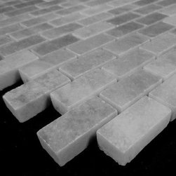 Bardiglio Gray Marble Mini Brick Mosaic Tile Polished - Products