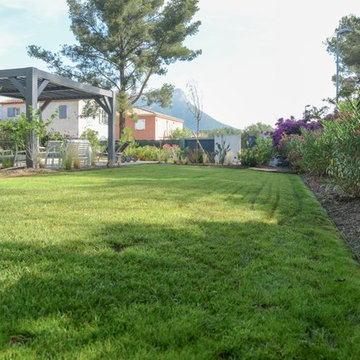 Un jardin très structuré
