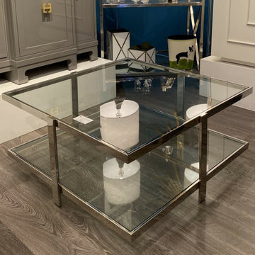 Modern Coffee Tables with Lucite Acrylic Legs