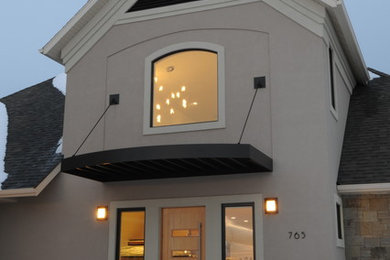 Inspiration for a contemporary exterior home remodel in Other