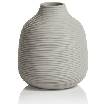 Weston White Porcelain Vase, 5.75"