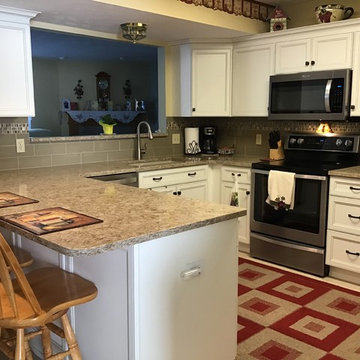 Countertop replacement and painted cabinets