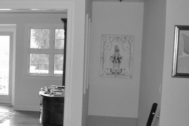 Inspiration for a transitional hallway remodel in New York