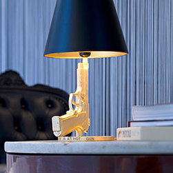 Gun Bedside Table Lamp By Flos Lighting - Table Lamps