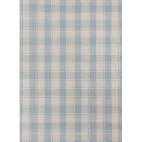 Momeni Marlborough Hand Woven Wool Area Rug, Light Blue, 2'x3'