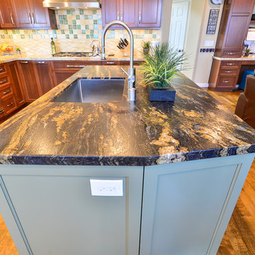 Exotic African Sapele Kitchen