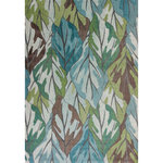 KAS - KAS Stella 6250 Blue Visions Area Rug, 7'10"x10'10" - Beautiful florals, leaves and trendy transitional watercolor rugs best describe our machine woven Stella Collection. These rugs were made to look great in each and every home. With an easy color palette and beautiful designs Stella makes decorate a breeze. Made in Turkey with a 1/2" pile height of 100% Polypropelene.