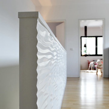 Bauhausvilla in Pankow detail Treppengeländer