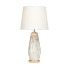 Adesso Hamilton 1-Light Table Lamp, Walnut and Antique Brass - Table