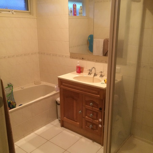 Small bathroom Reno design Houzz AU