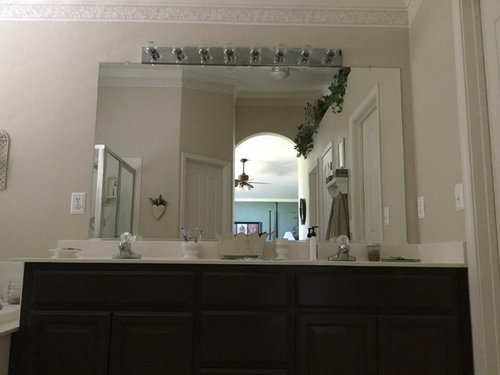 Bathroom Mirror Frame Not, Best Way To Frame A Mirror