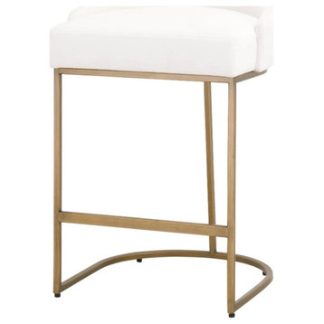 Star International Furniture Traditions 26" Fabric Counter Stool - Gold/Set of 2