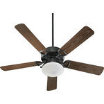 QUORUM INTERNATIONAL - QUORUM INTERNATIONAL 143525-995 Estate Patio 2-Light Patio Fan, Old World - QUORUM INTERNATIONAL 143525-995 Estate Patio 2-Light Patio Fan, Old WorldSeries: Estate PatioProduct Style: TransitionalFinish: Old WorldFan Wattage: 67/30/9RPM: 154/105/52Motor Size: 153x15Motor Poles: 14Motor Lead Wire: 80Motor Pull Switch Type: Hi/Med/Low/OffMotor Reverse Switch Type: SlideNumber of Blades: 5Sweep: 52Blade Side A Color: WalnutBlade Side B Color: WalnutDownrod Length1(in): 4Downrod Length2(in): 6Overall Fan Height(in): 19.17Ceiling to Lower Edge of Blade(in): 11.57Bulb: (2)60W B10 Candelabra Base(Not Included)UL Type: Wet