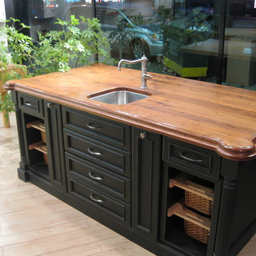 Wood Countertops with Sinks - It's WATERPROOF!