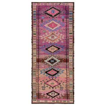 One-of-a-Kind Hand Knotted 4'8"x11'3" Purple Oriental Area Rug by Loloi