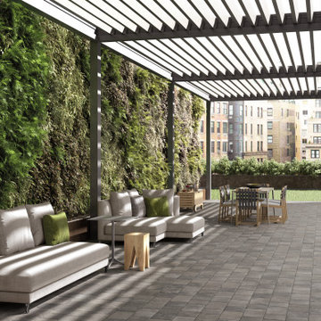 'Gent' - porcelain cobblestone pavers