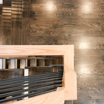 Project #69 | Contemporary Staircase with Horizontal Metal Rods