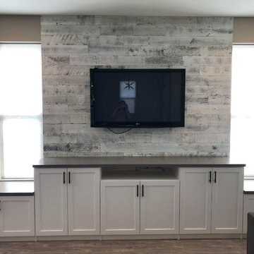 Hide the Clutter MDF and Melamine Entertainment Center
