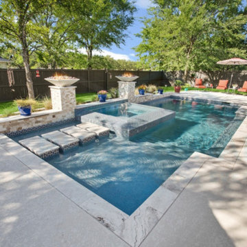 Outdoor Living: fire pits, fireplaces, grills, pergolas and pools!