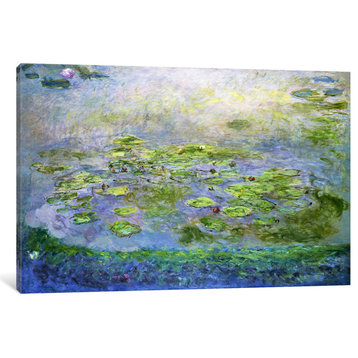 "Nympheas (Waterlilies), 1917" by Claude Monet, Canvas Print, 18"x12"